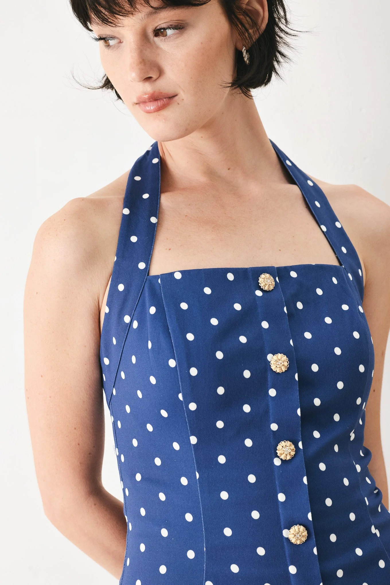 Dots & Dreams Woven Mini Dress - Image 5