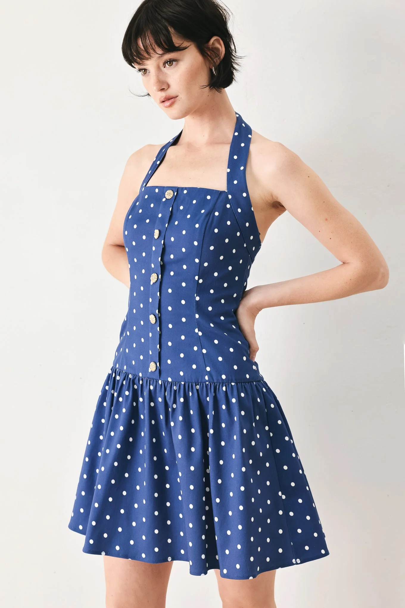 Dots & Dreams Woven Mini Dress - Image 6