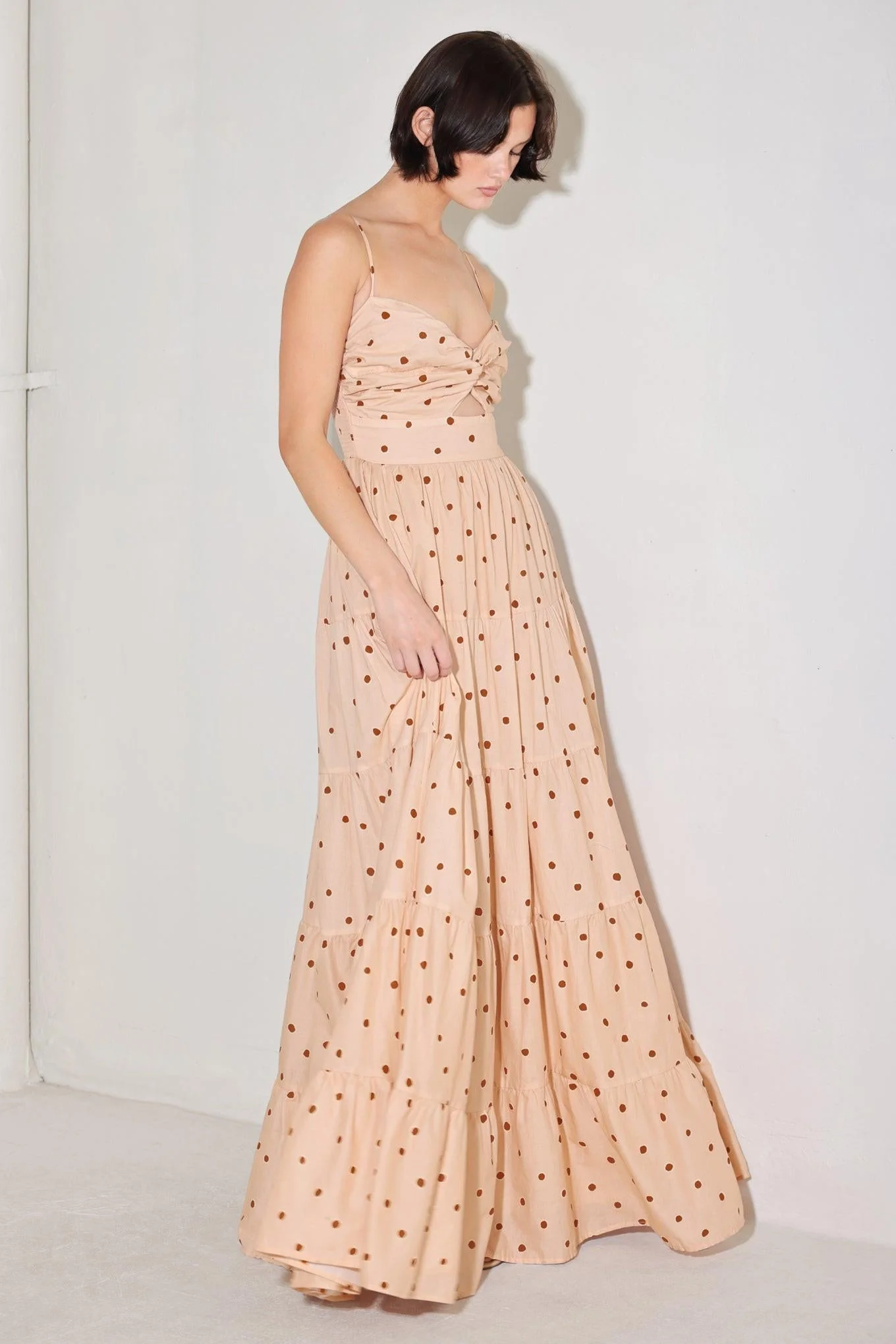 Dotted Dream Woven Maxi Dress - Image 7