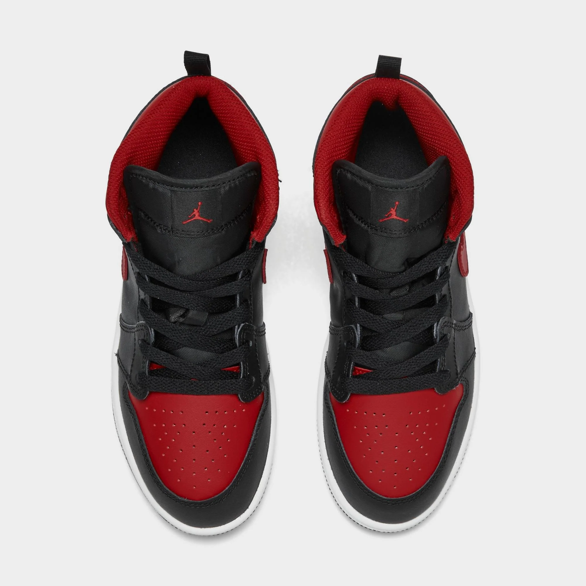 [dq8424-067] Preschool Air Jordan Retro 1 Mid 'bred Twist' - Image 5