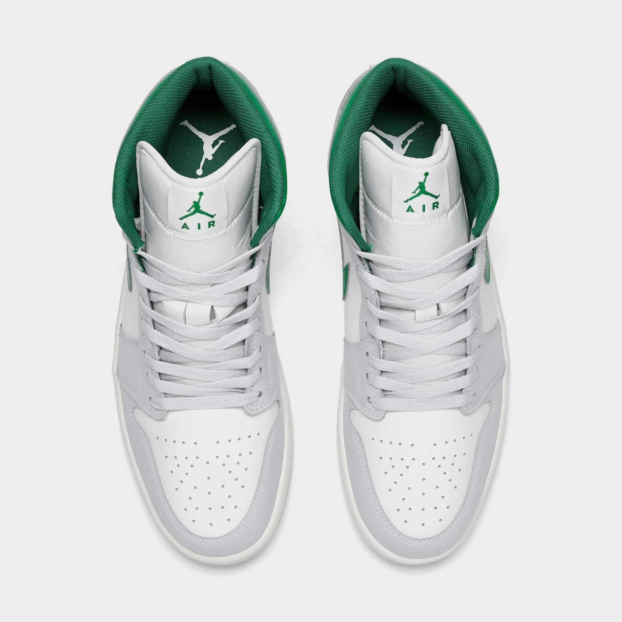 [dq8426-142] Mens Air Jordan Retro 1 Mid 'white Pure Platinum Pine Green' - Image 5