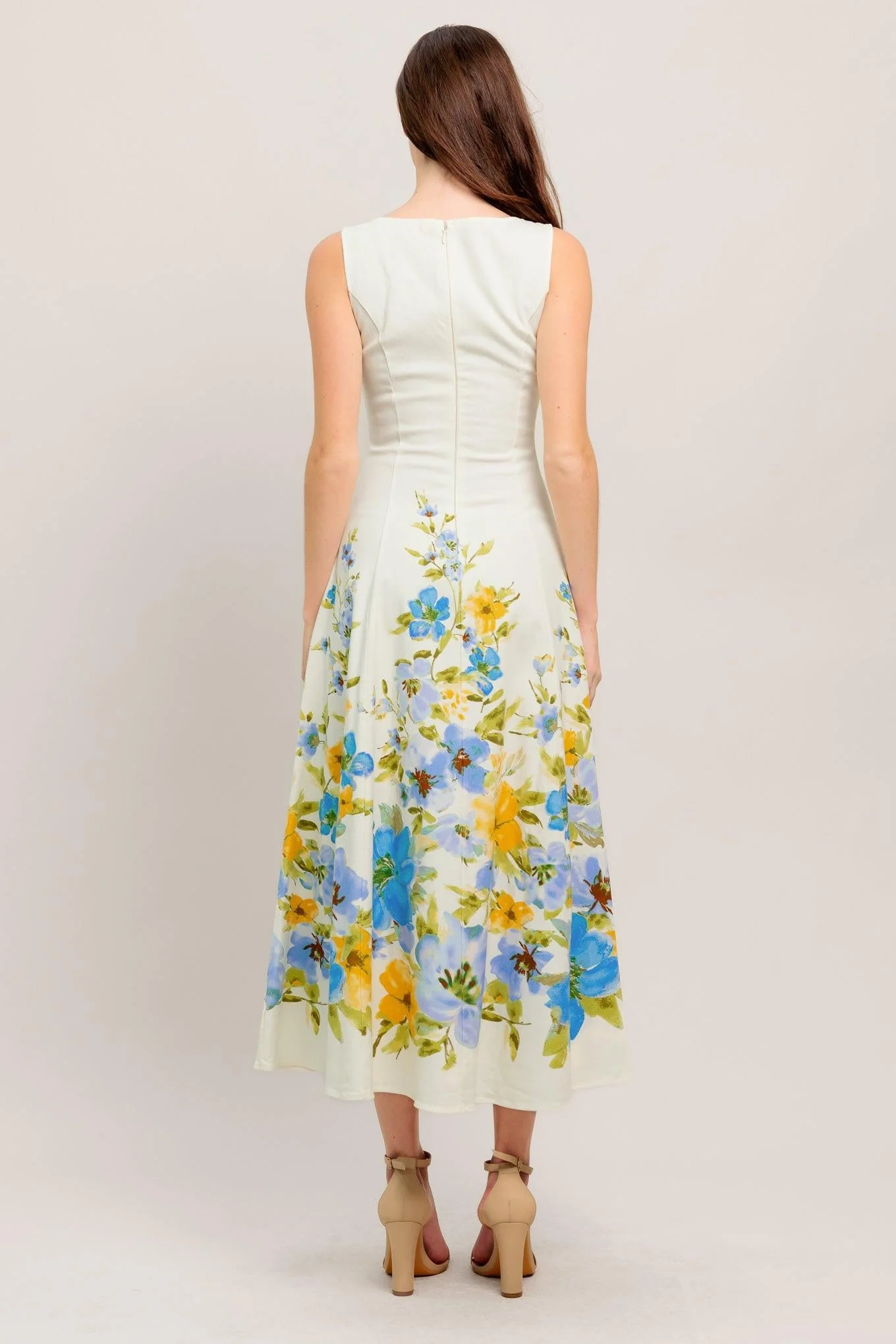 Dreaming of the Coast Woven Midi Dress - Image 2