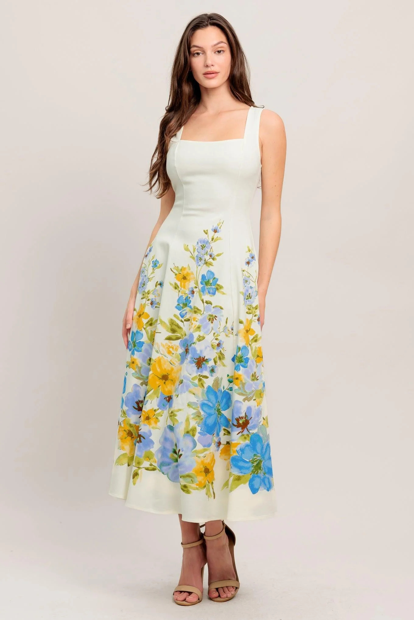 Dreaming of the Coast Woven Midi Dress - Image 6