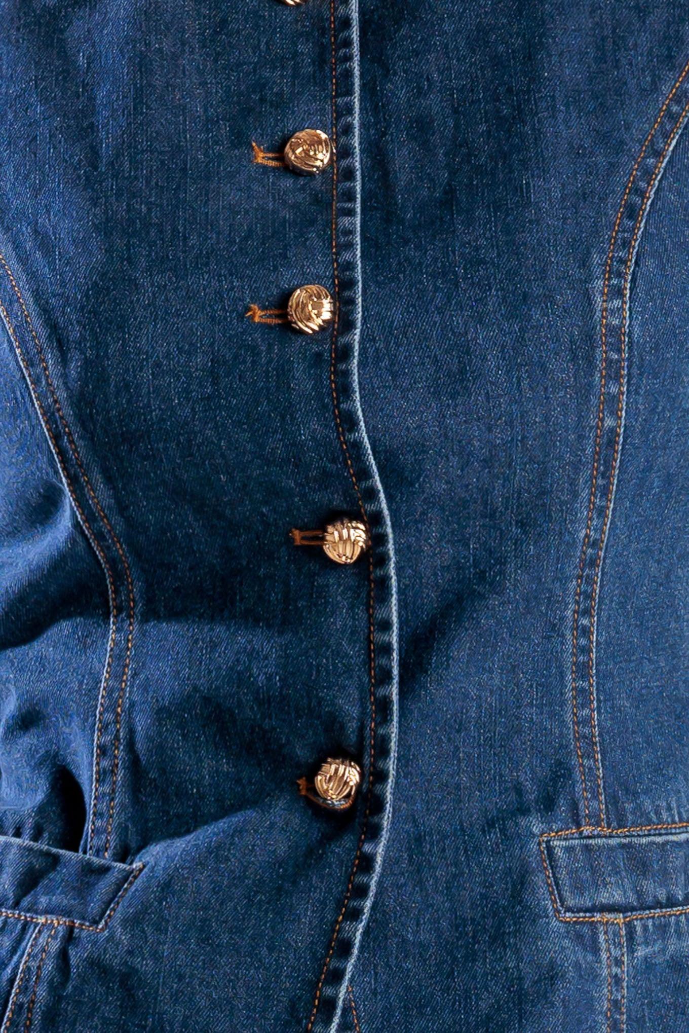 Drive-in Movie Denim Vest - Image 8