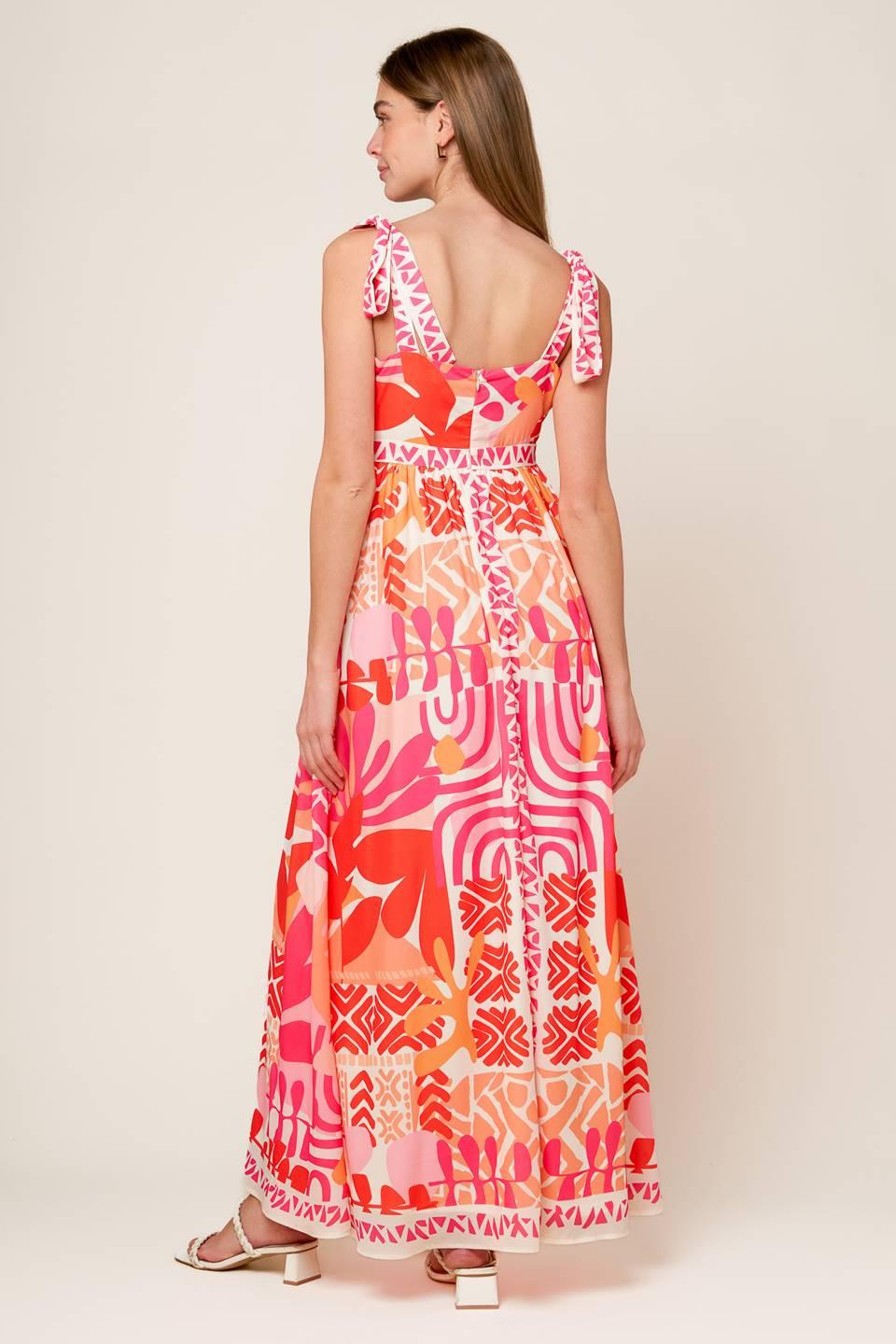 Drive-in Movie Woven Maxi Dress - Image 2