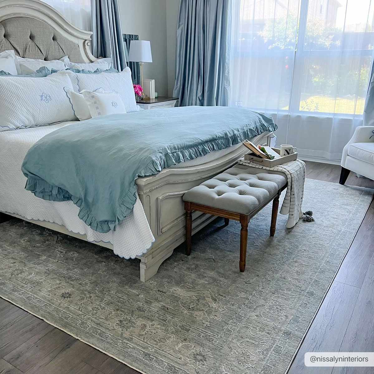 Earlsfield Thick Luxe Statement Rug - Image 2