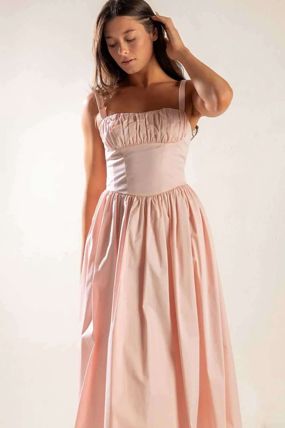 Easily Loved Woven Midi Dress - Image 4