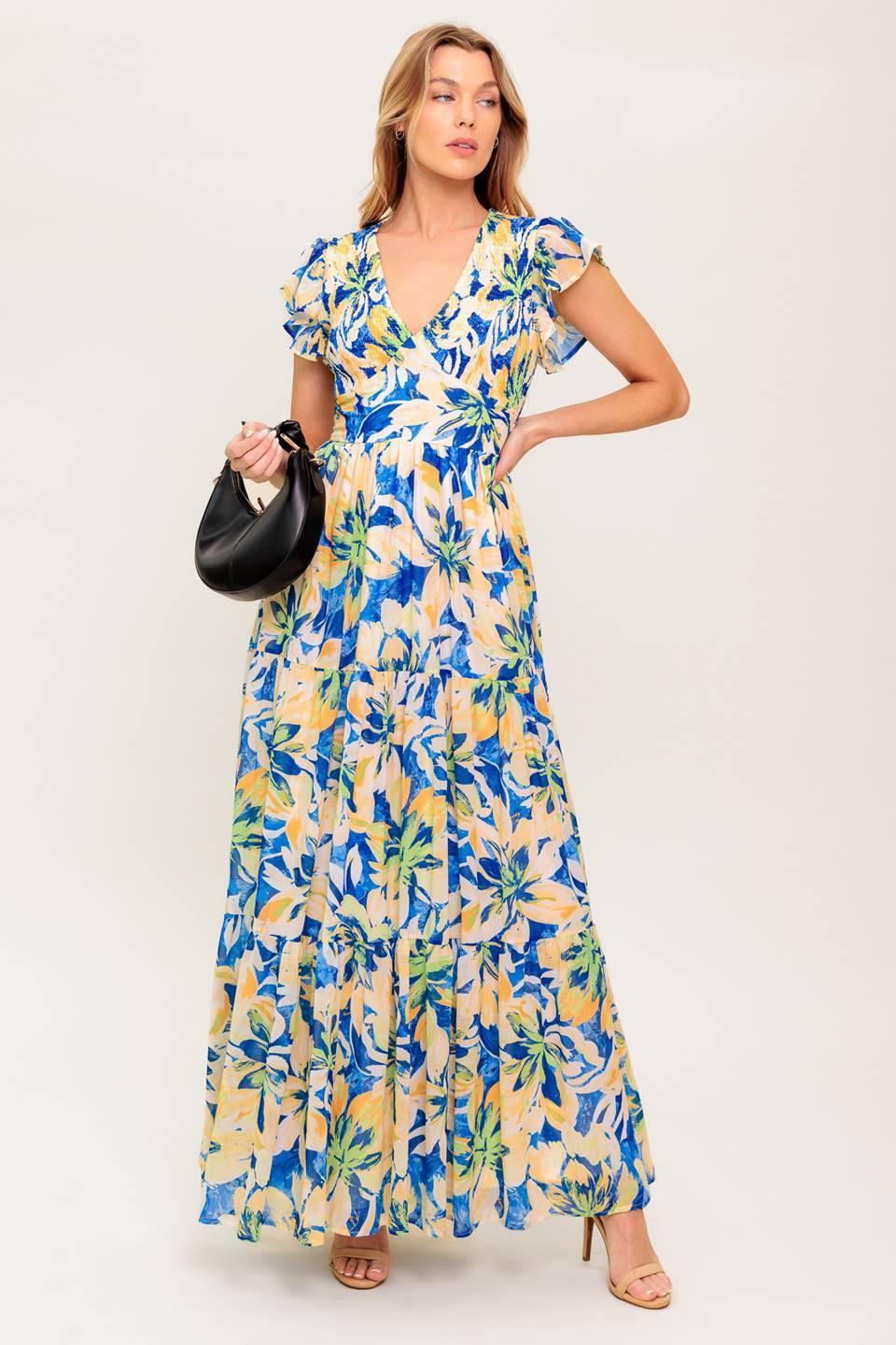 Echoes of You Floral Woven Maxi Dress - Image 6