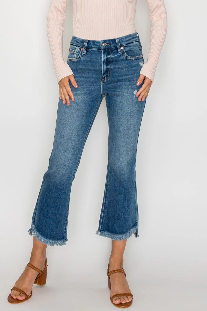 Eco Friendly Crop Flare Jeans - Image 13