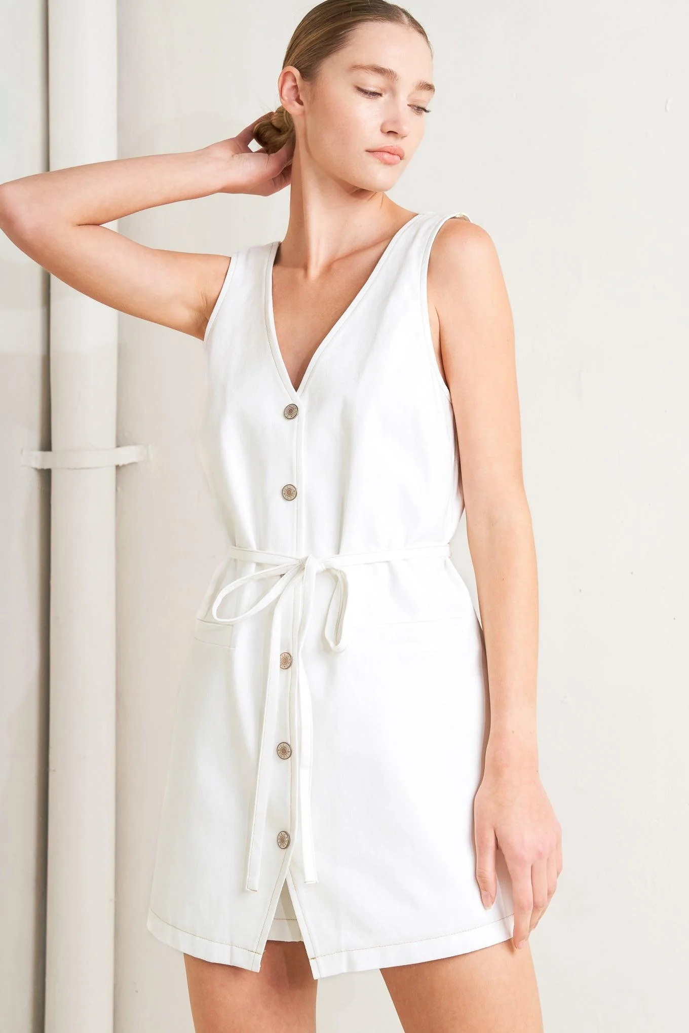Effortless Attraction Woven Romper - Image 7