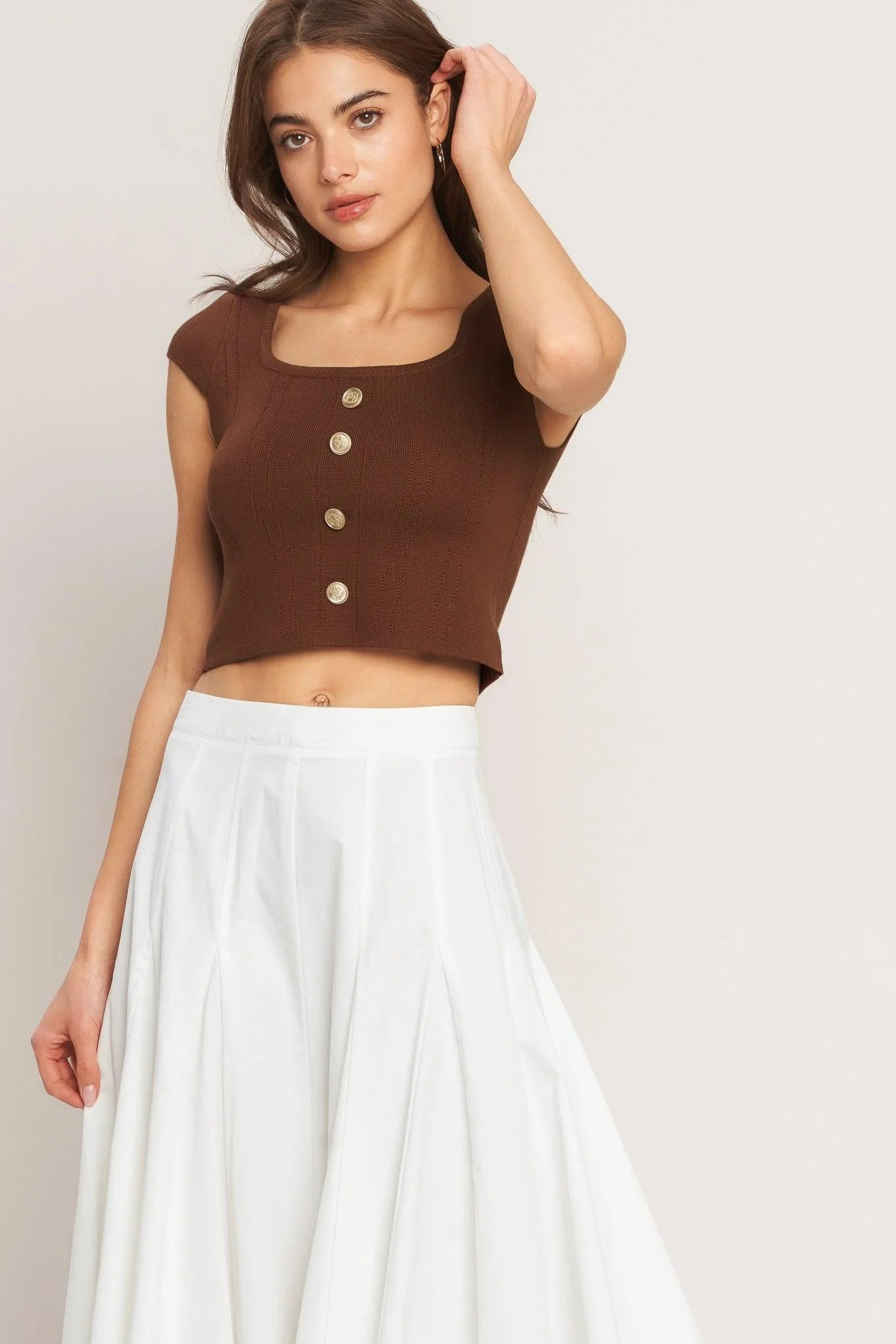 Effortless Fit Sweater Knit Top - Image 9