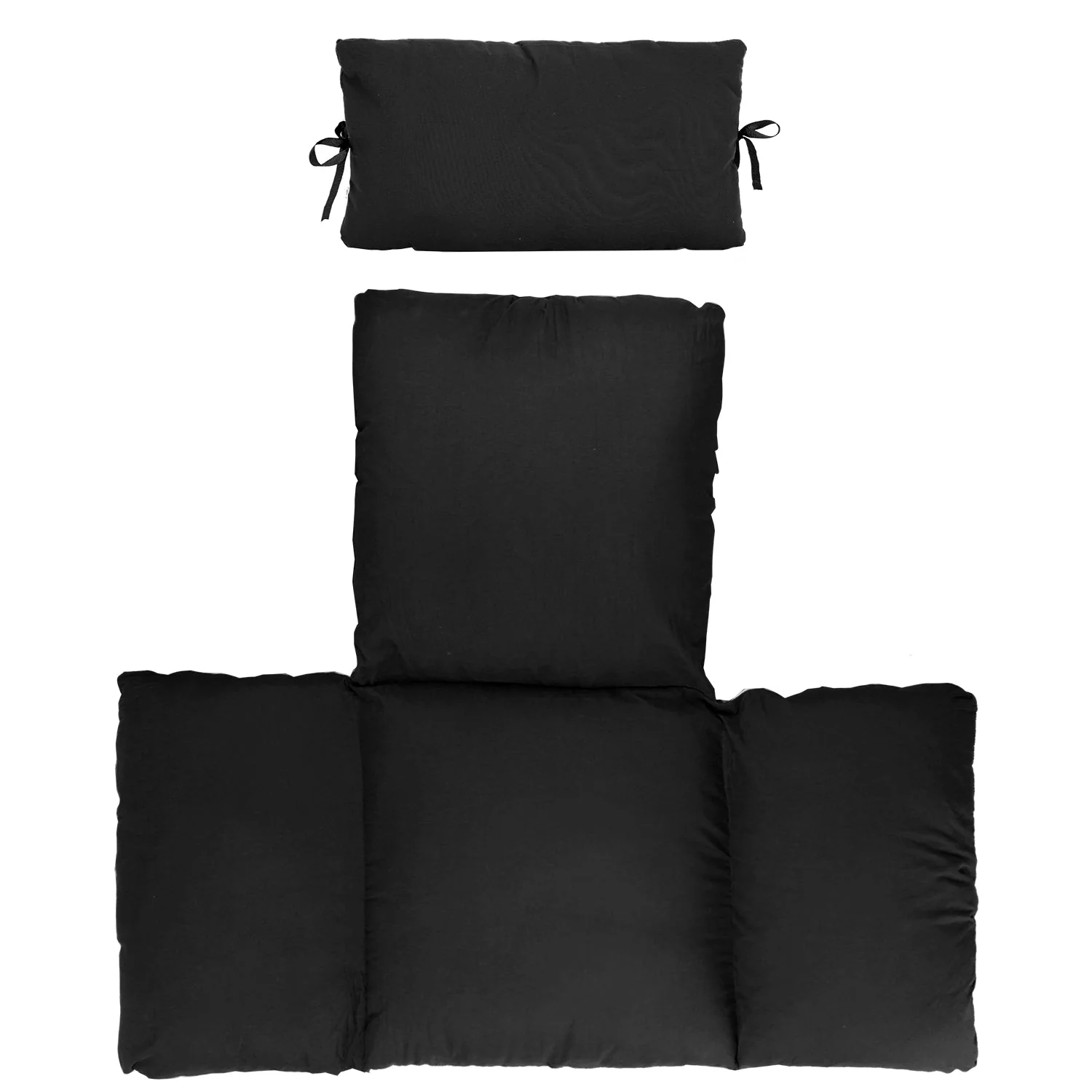 Egg Chair Cushion Hanging Basket Seat Cushion Thicken Soft Egg Swing Chair Pad Hanging Egg Chair Cushion with Headrest - Image 5