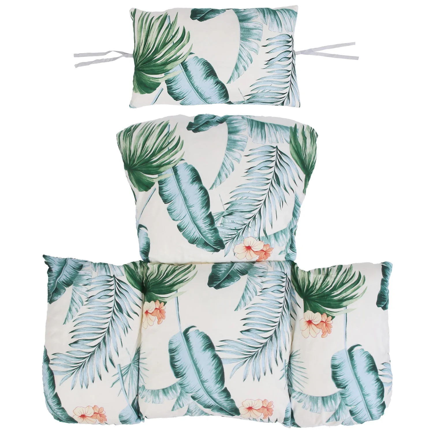 Egg Chair Cushion Hanging Basket Seat Cushion Thicken Soft Egg Swing Chair Pad Hanging Egg Chair Cushion with Headrest - Image 2