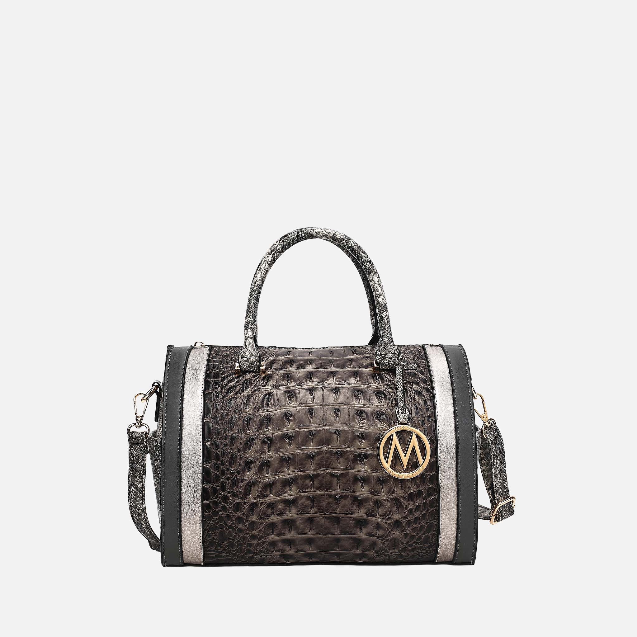 Eleanor Embossed Shoulder Bag - Image 5