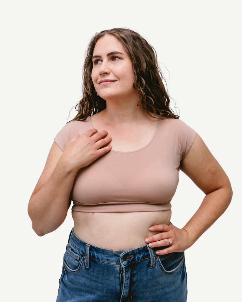 Elegant Basic Cap Sleeve Halftee - Image 4