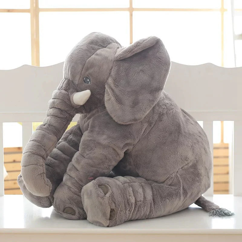 Elephant Plush Pillow Cover – Soft Short Plush Baby & Kids Sleep Cushion Shell - Image 4
