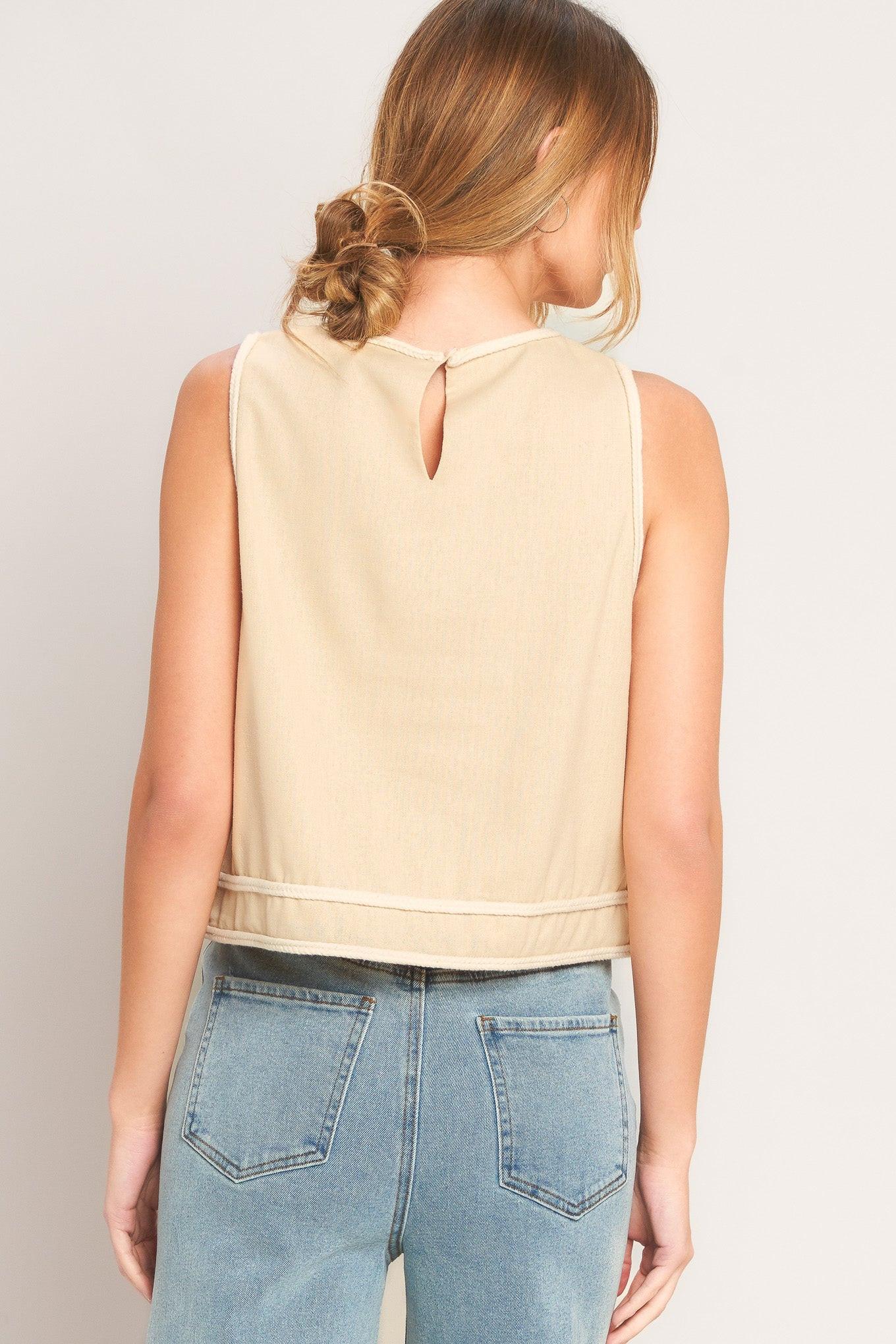 Elevated Essential Woven Top - Image 2