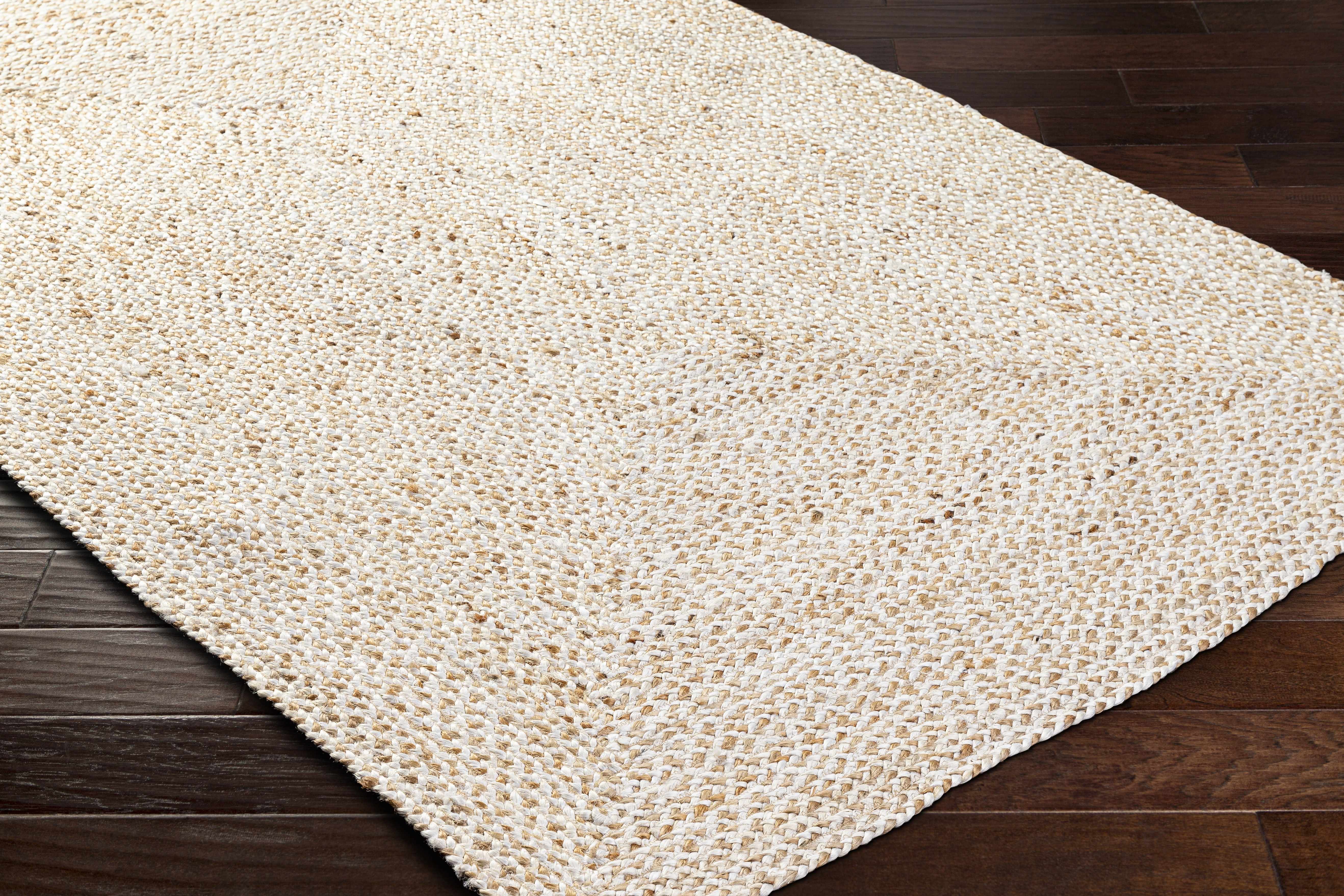Elkie Cream Jute Area Rug - Image 7