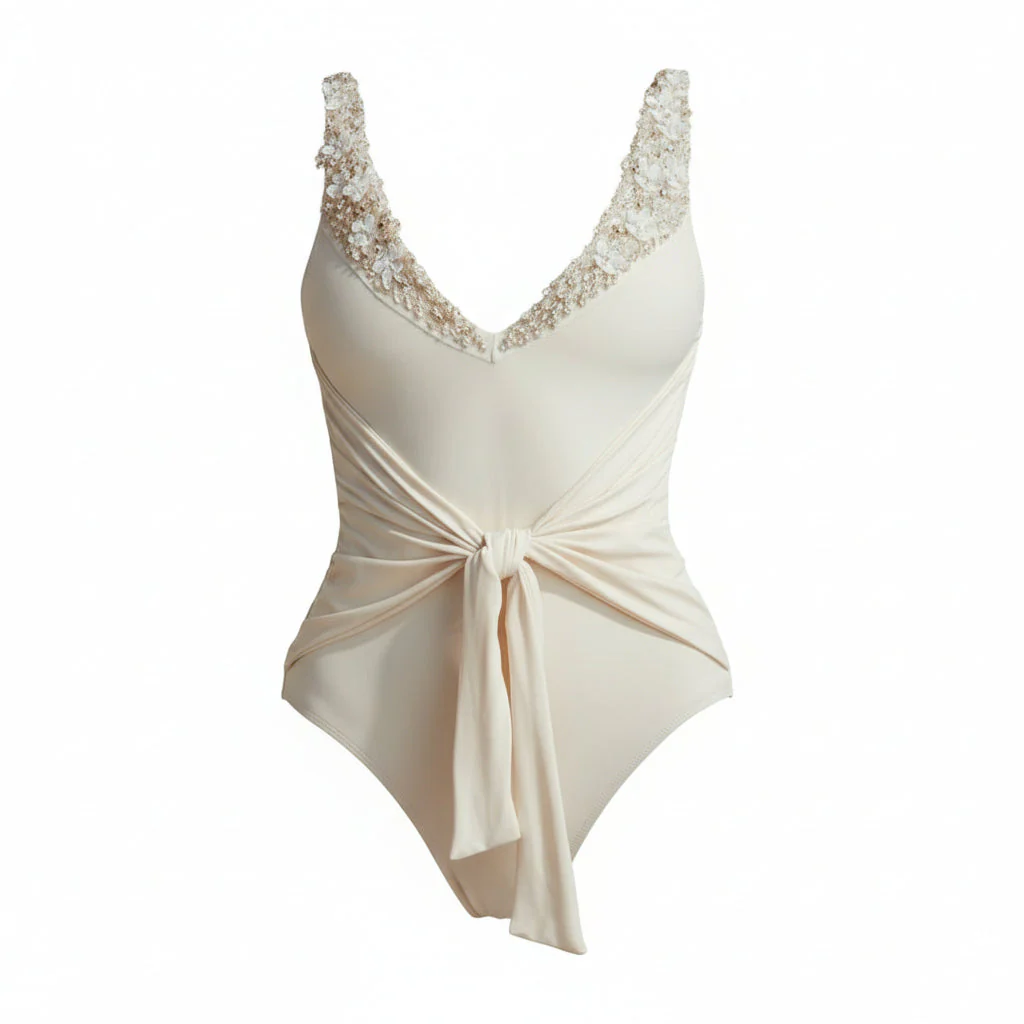 Christian Audigier Elsa Beaded Tie Front BMS110-618 - Image 4