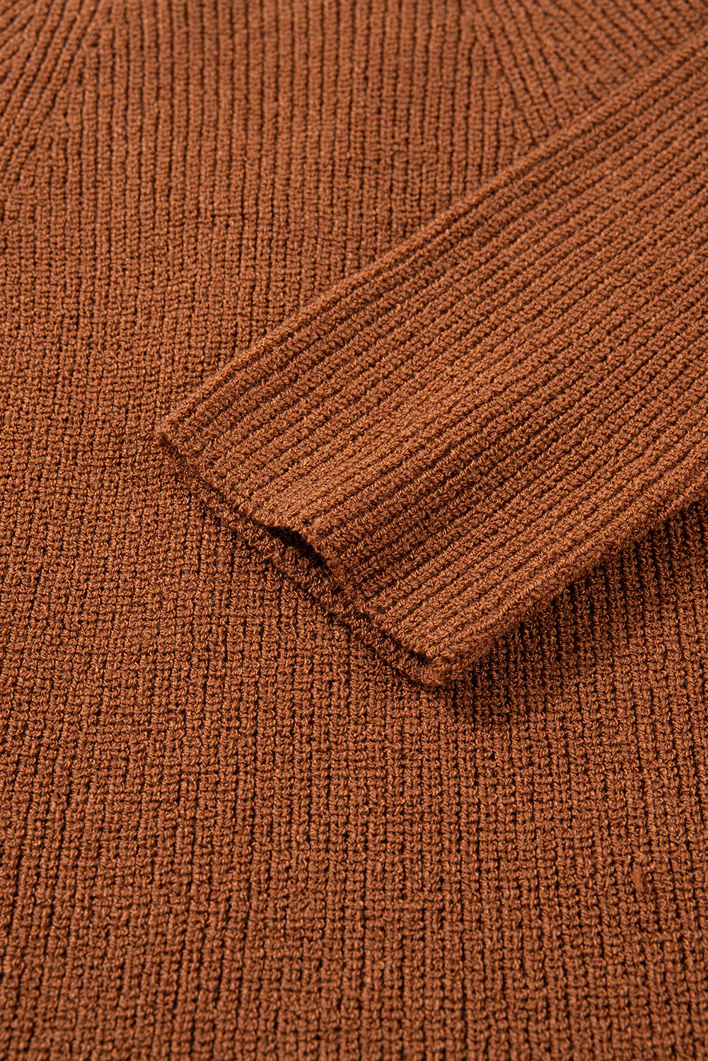 Ember Contrast Color V Neckline Knit Cardigan - Image 10
