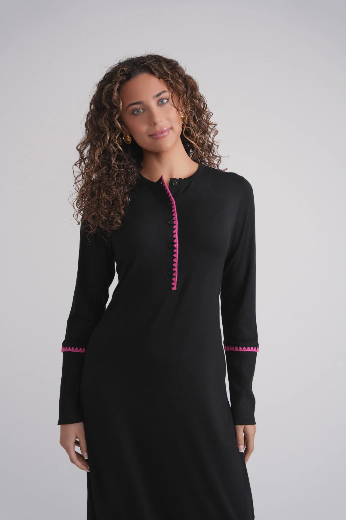 Embroidered Stitch Nightgown - Image 2