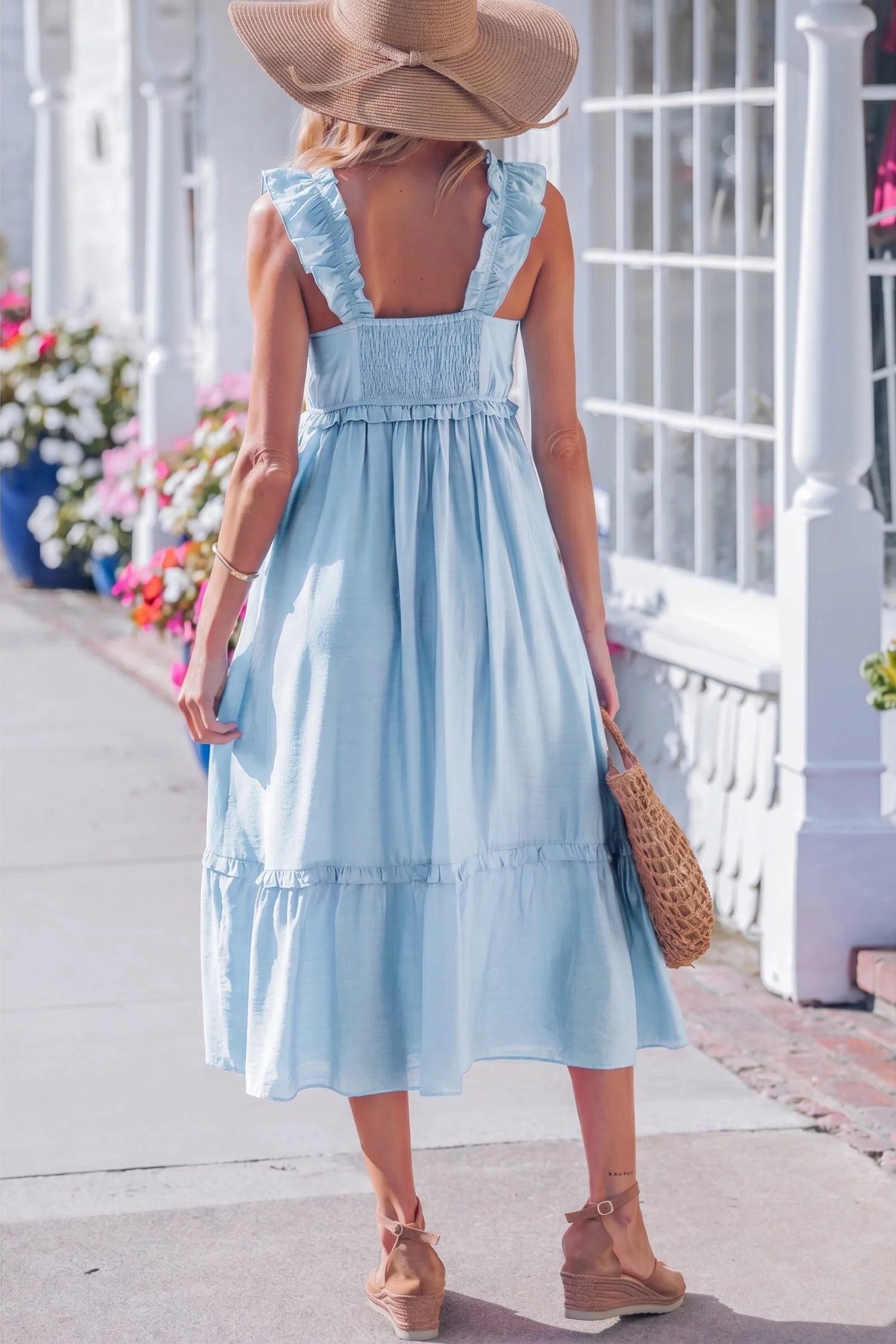 Threaded Pear Emily Waist Sleeveless Maxi Dress - Image 2