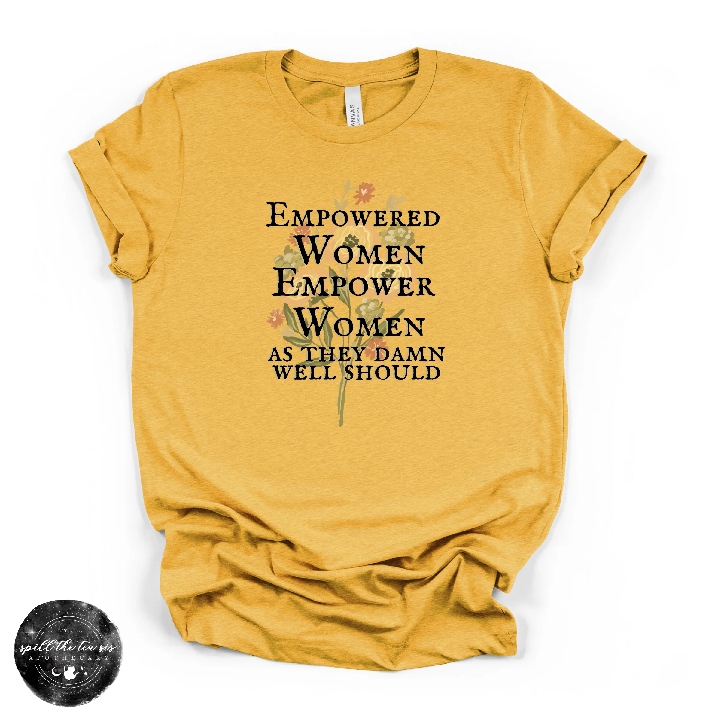 Empower Women Tee | Feminine Strength Graphic T-Shirt - Image 3