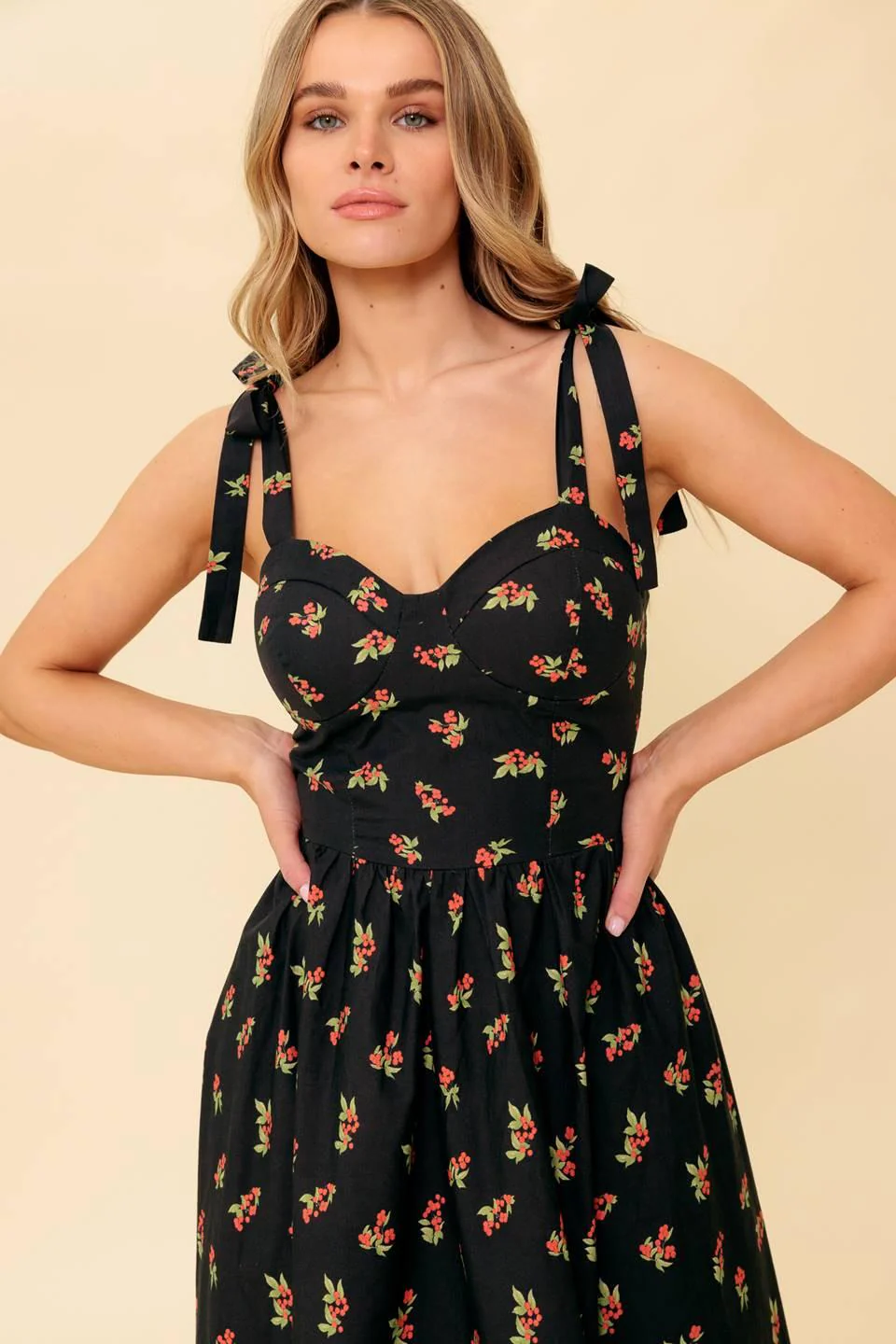 Enchanting Moments Woven Mdi Dress - Image 4