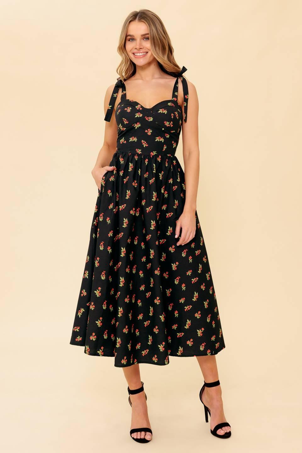 Enchanting Moments Woven Mdi Dress - Image 5