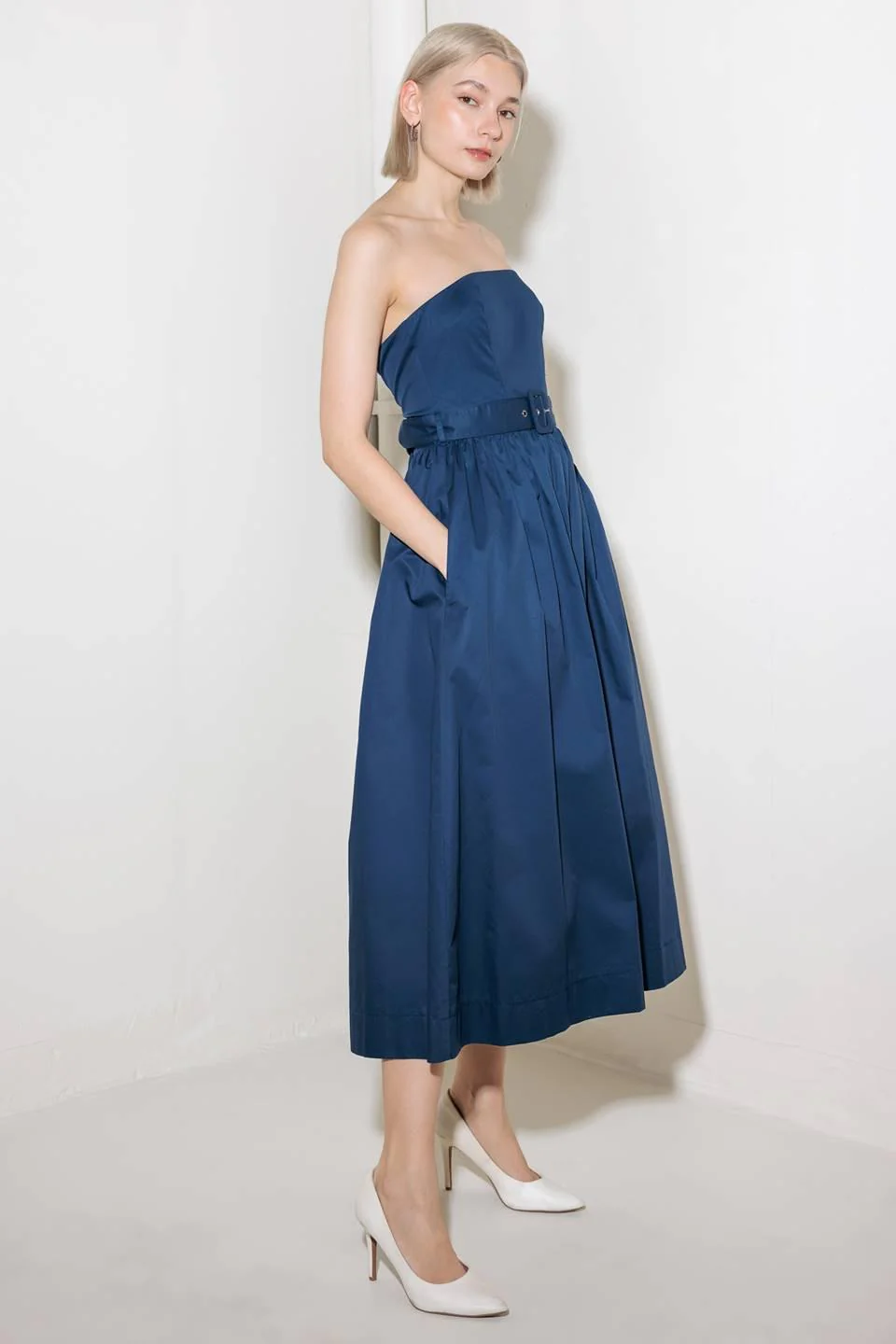 Endlessly Charming Woven Midi Dress - Image 3