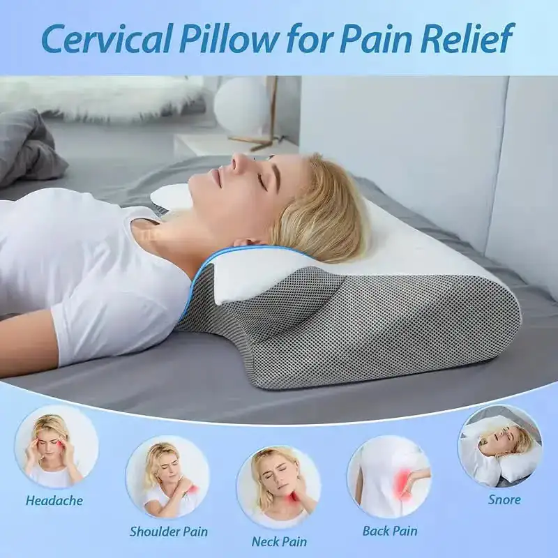 Ergonomic Memory Foam Pillow - Image 2
