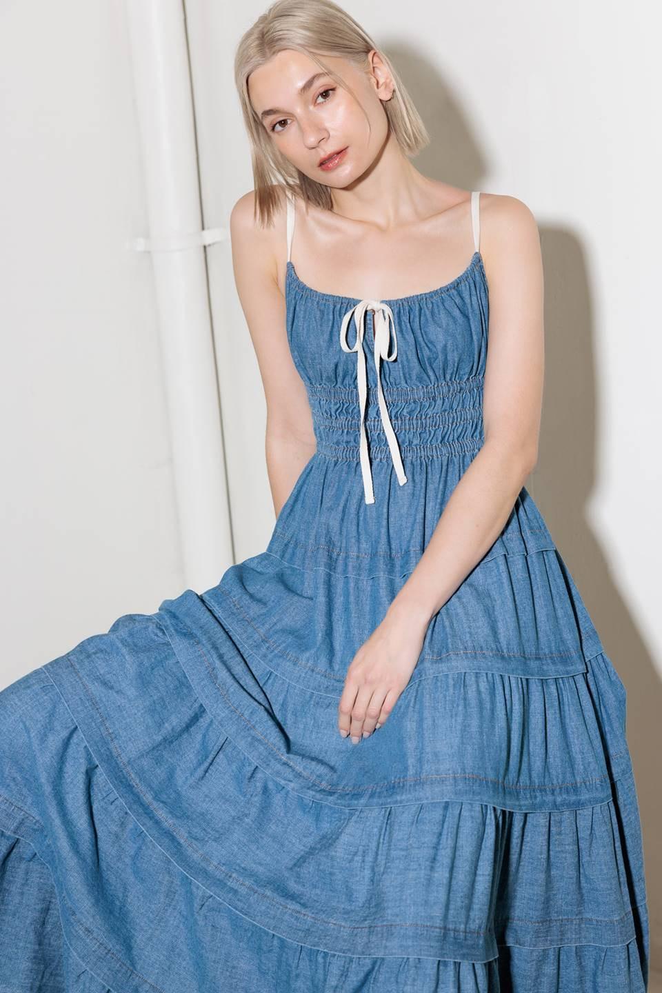 Eternal Desire Denim Midi Dress - Image 8