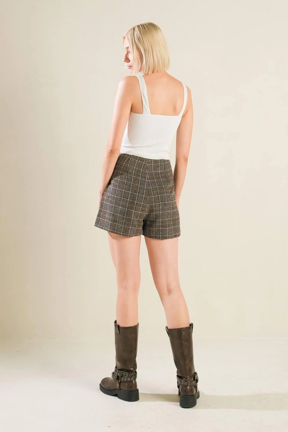 Eternal Devotion Plaid Skort - Image 2