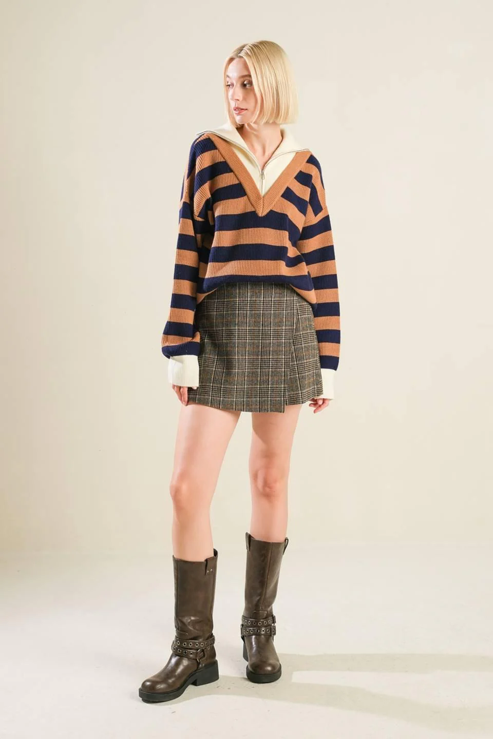 Eternal Devotion Plaid Skort - Image 8