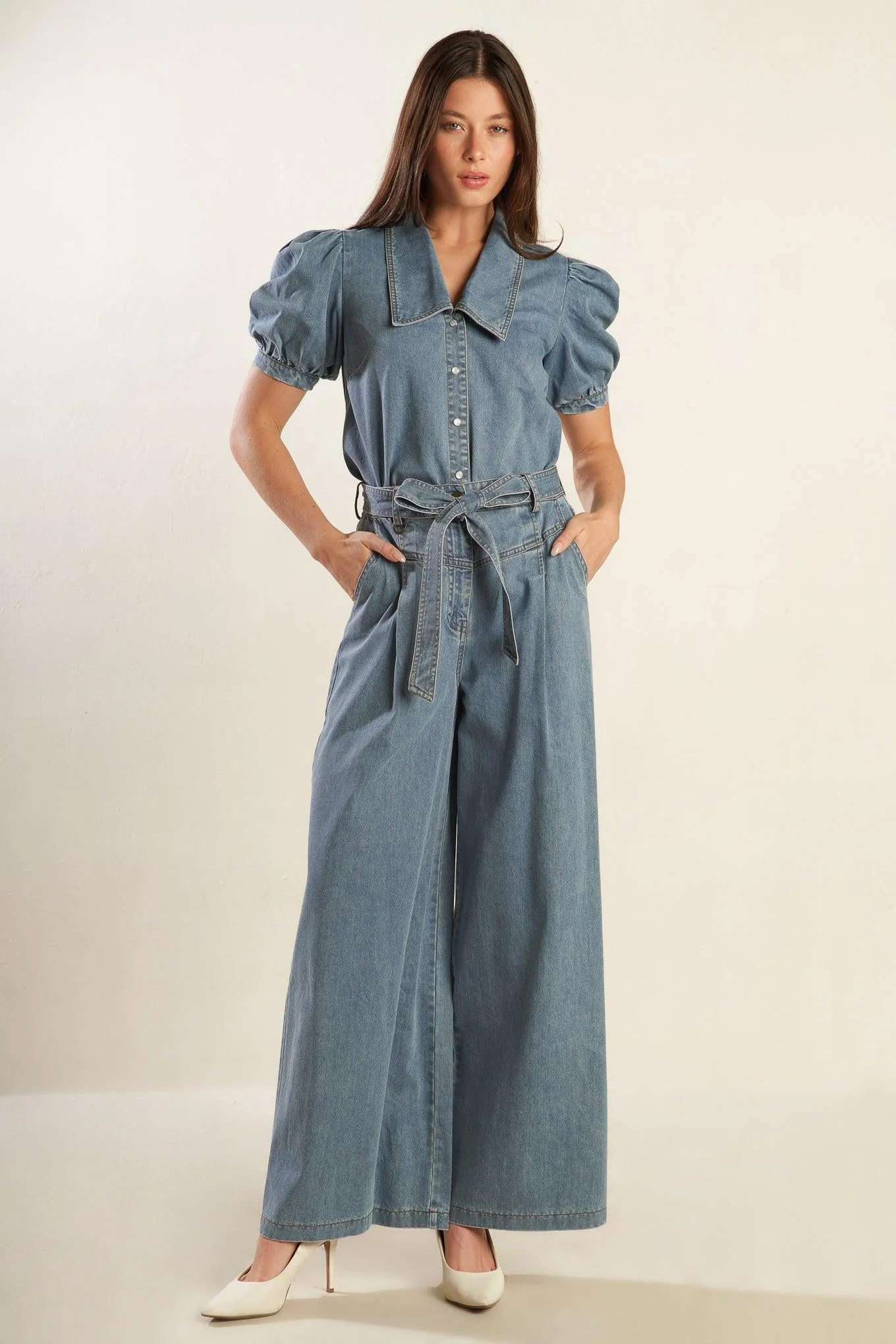 Eternal Sunshine Chambray Denim Top - Image 3