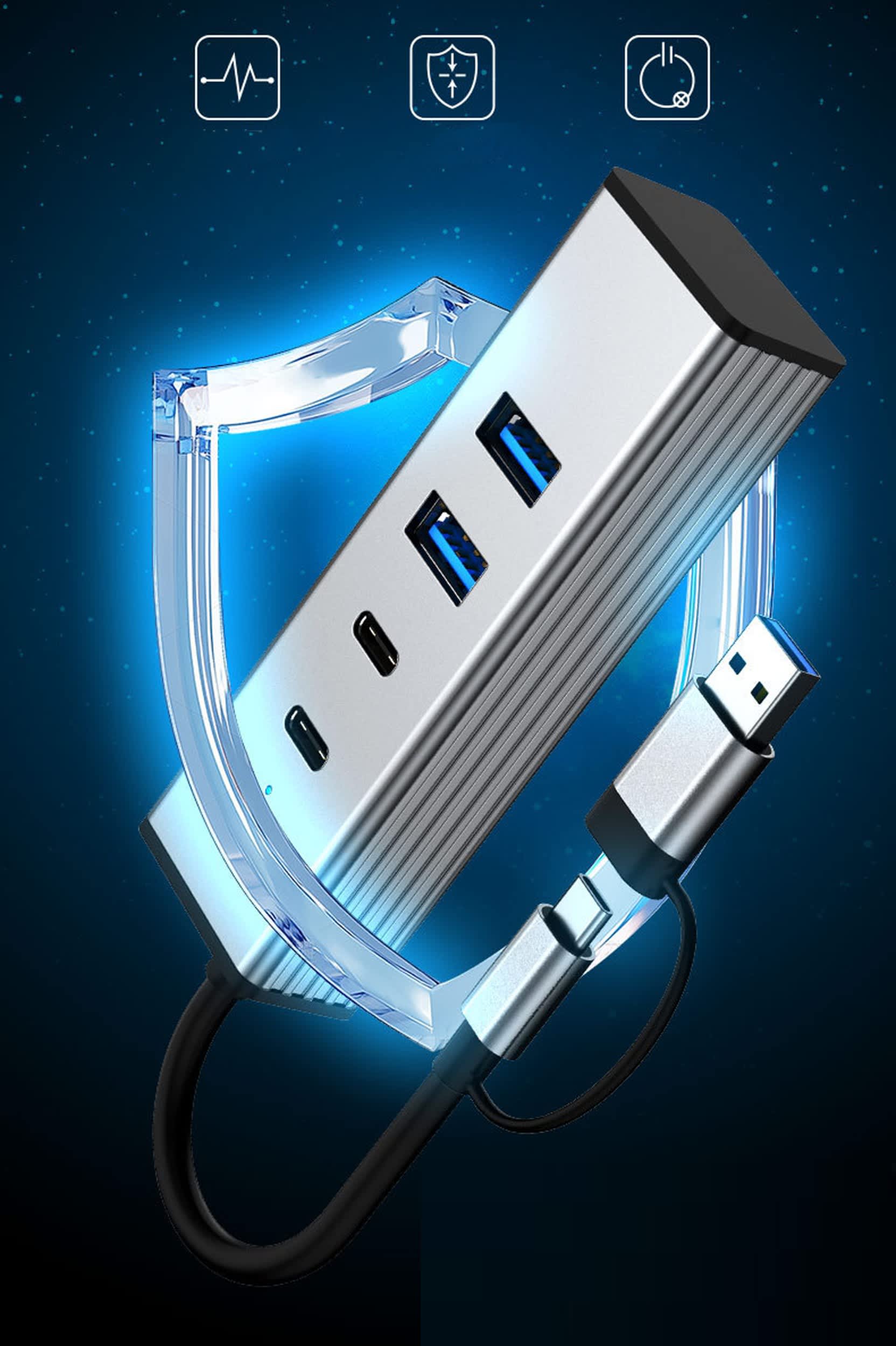 ETHOS | 4N1 USB-C SuperSpeed+ Hub - Image 8