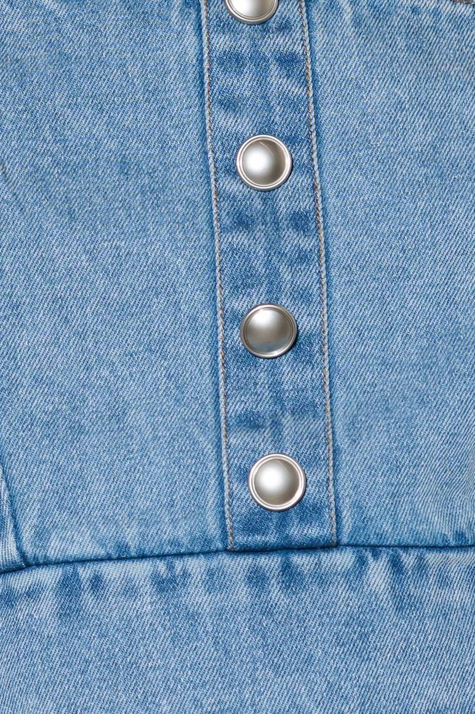 Ever So Sweet Light Indigo Denim Top - Image 9