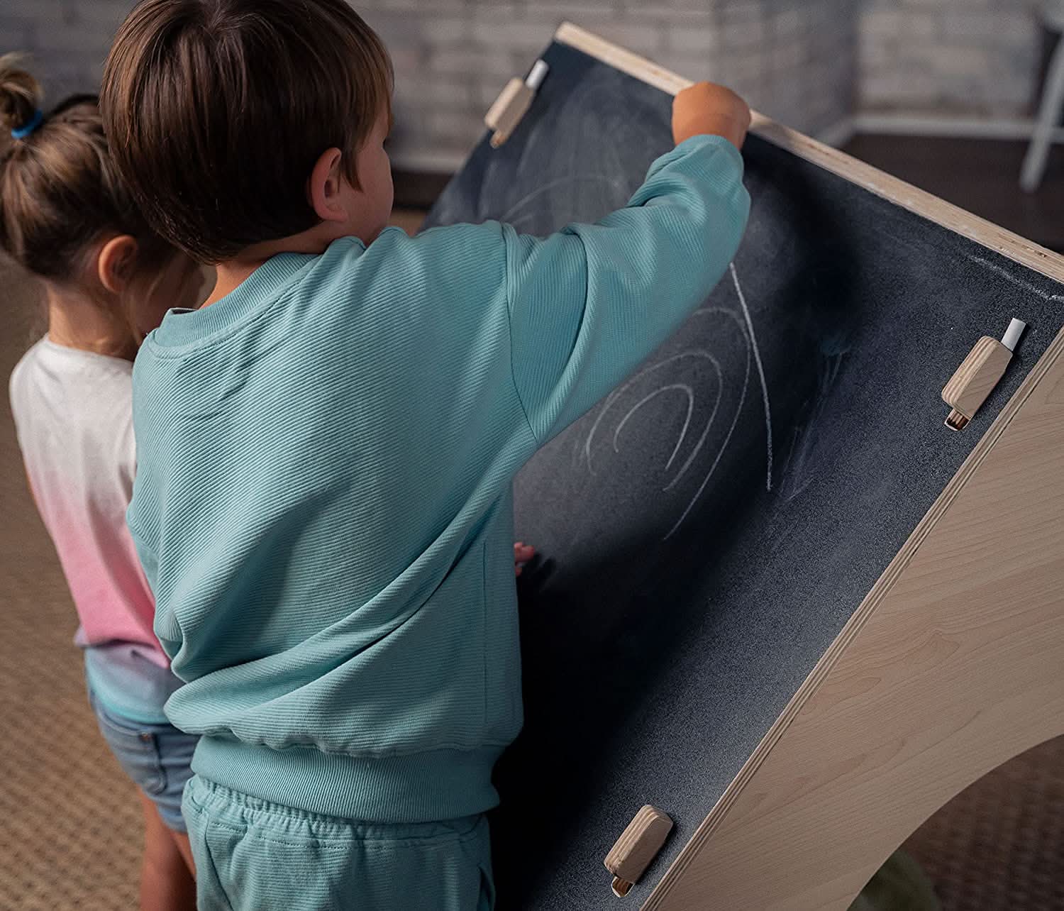 Evergreen- Children's Playhouse with Chalkboard Roof - Image 6