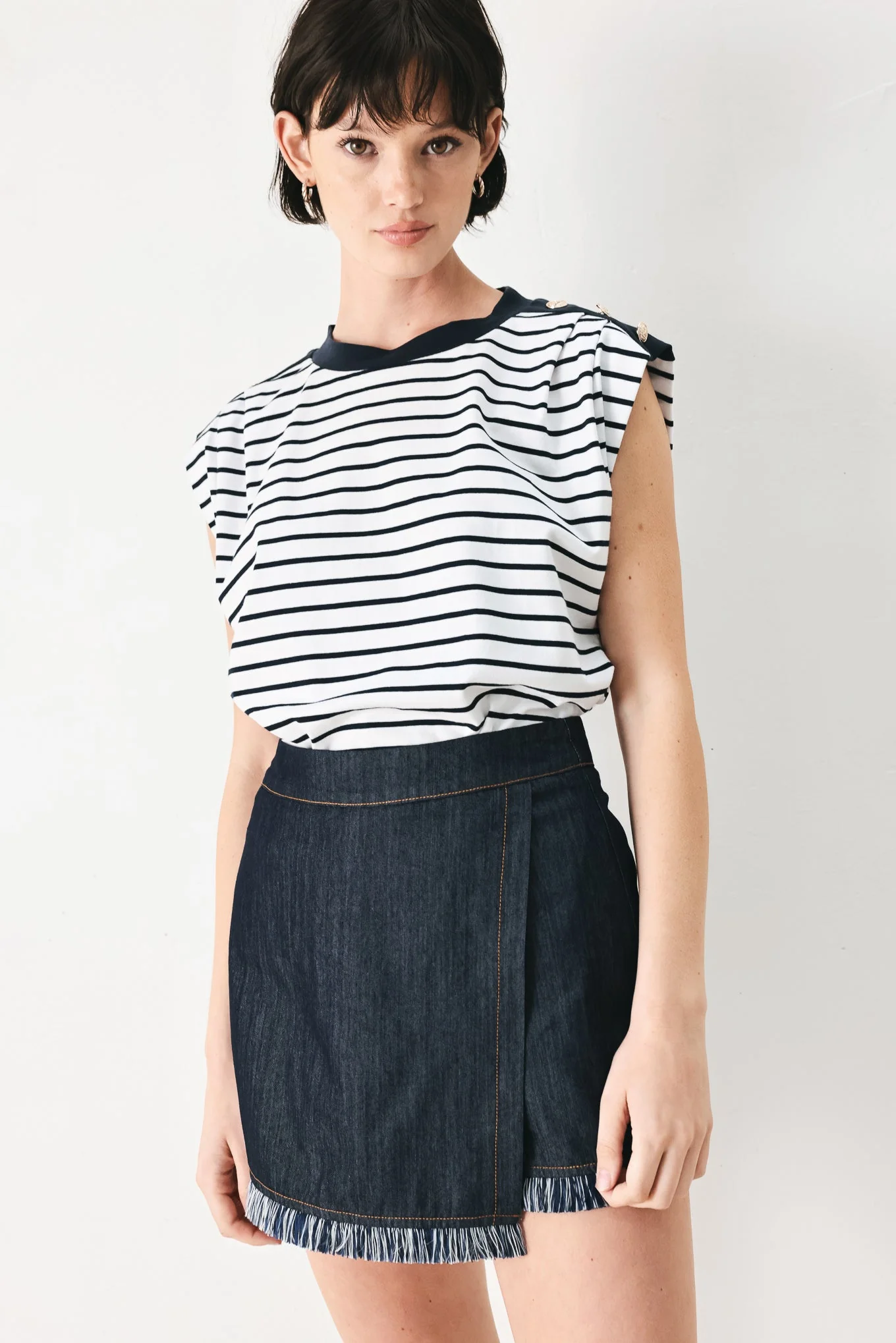 Everyday Cool Strip Knit Top - Image 11