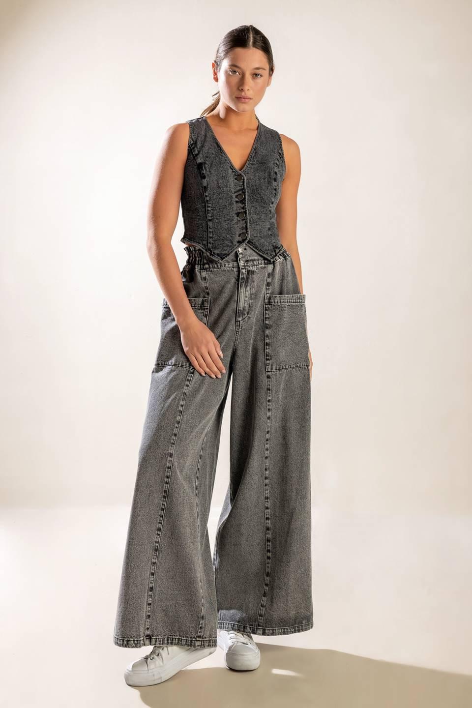 Exploring the City Denim Vest - Image 5