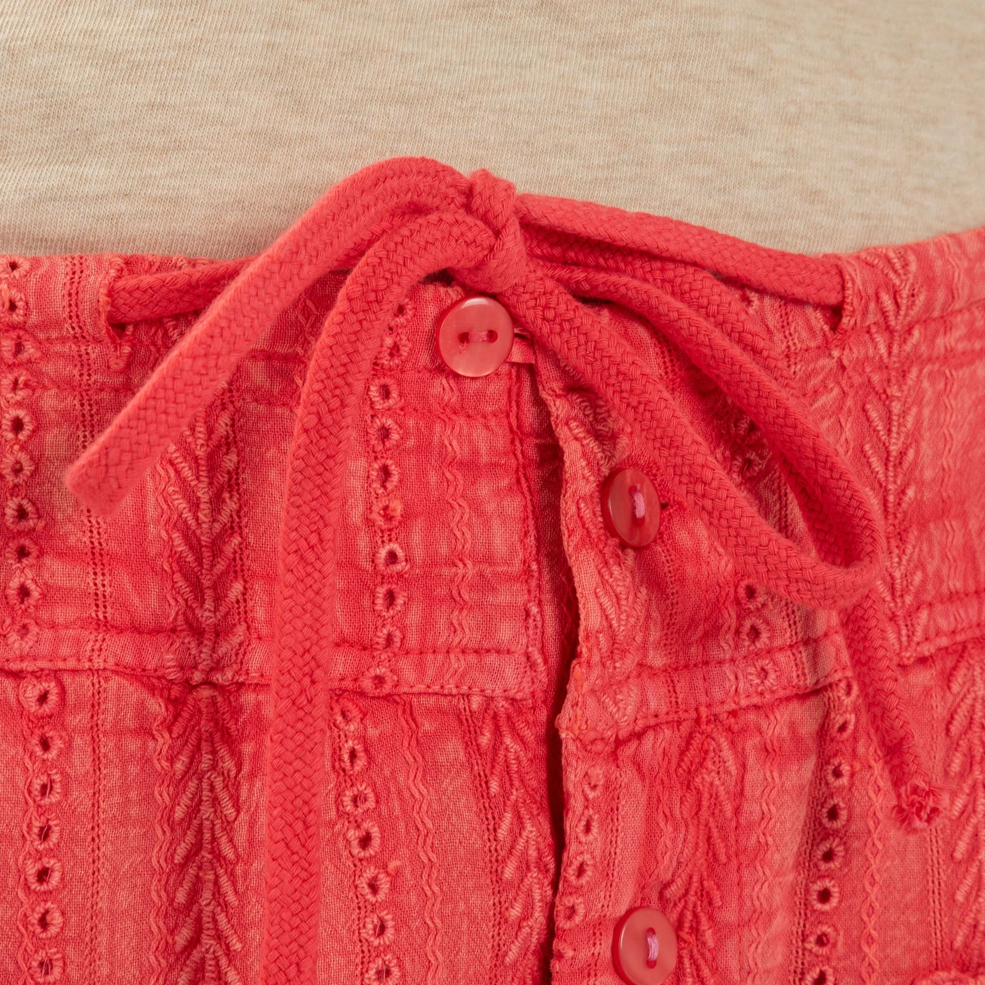 Eyelet Embroidered Relaxed Shorts - Image 5