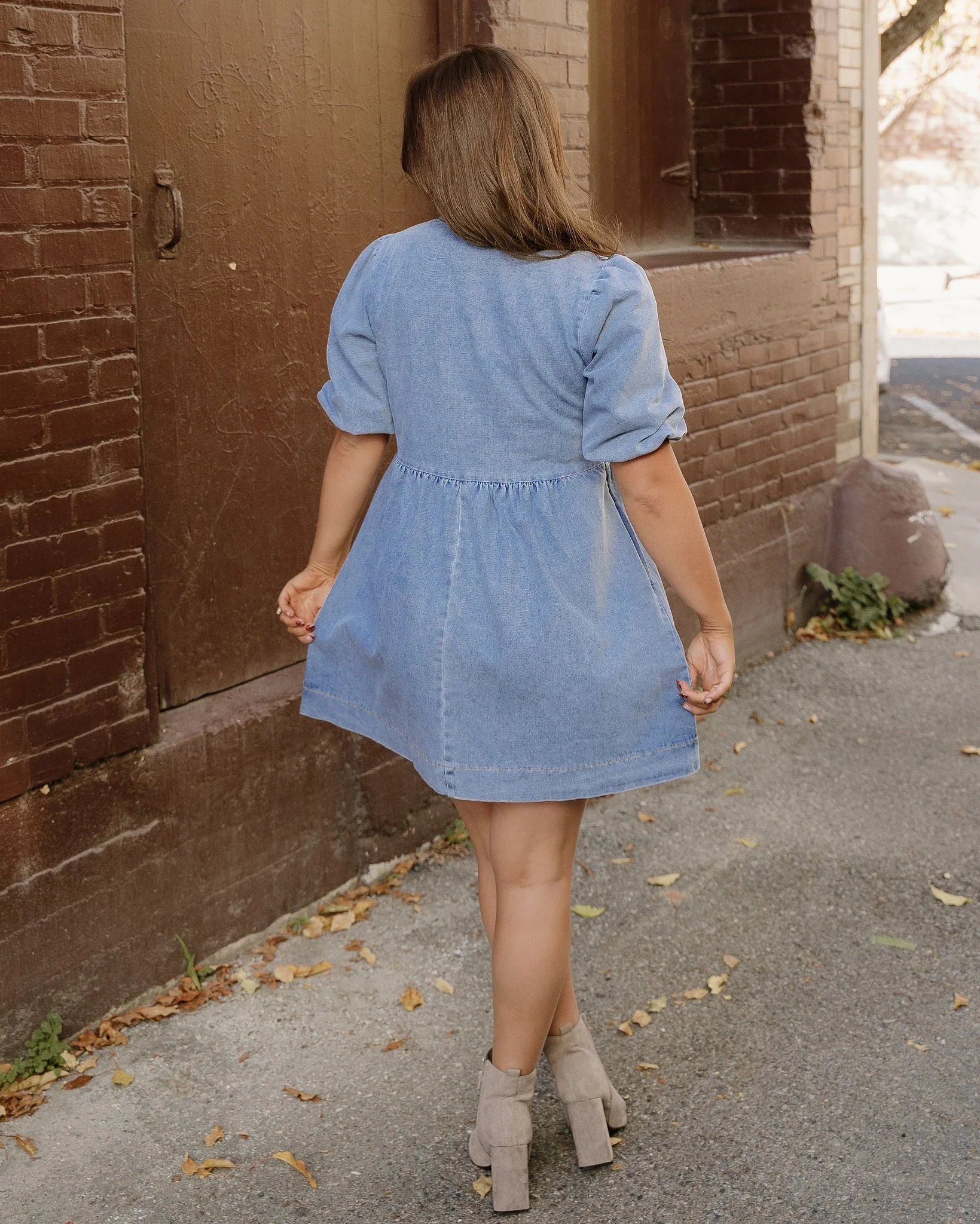 Fallon Denim Dress - Image 8