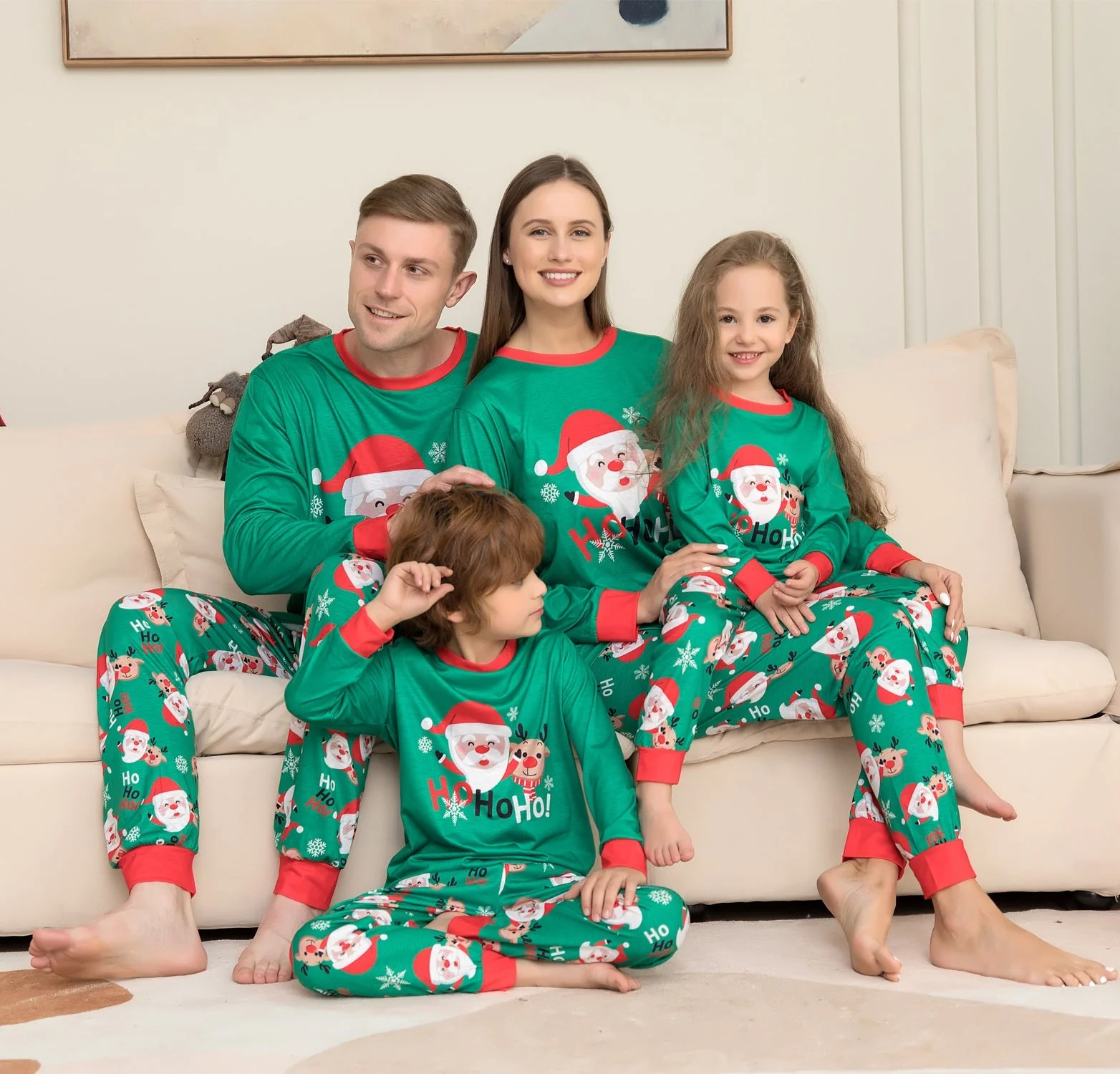 Family Matching Christmas Pajamas Santa Claus & Sleepwear for Family - Image 6