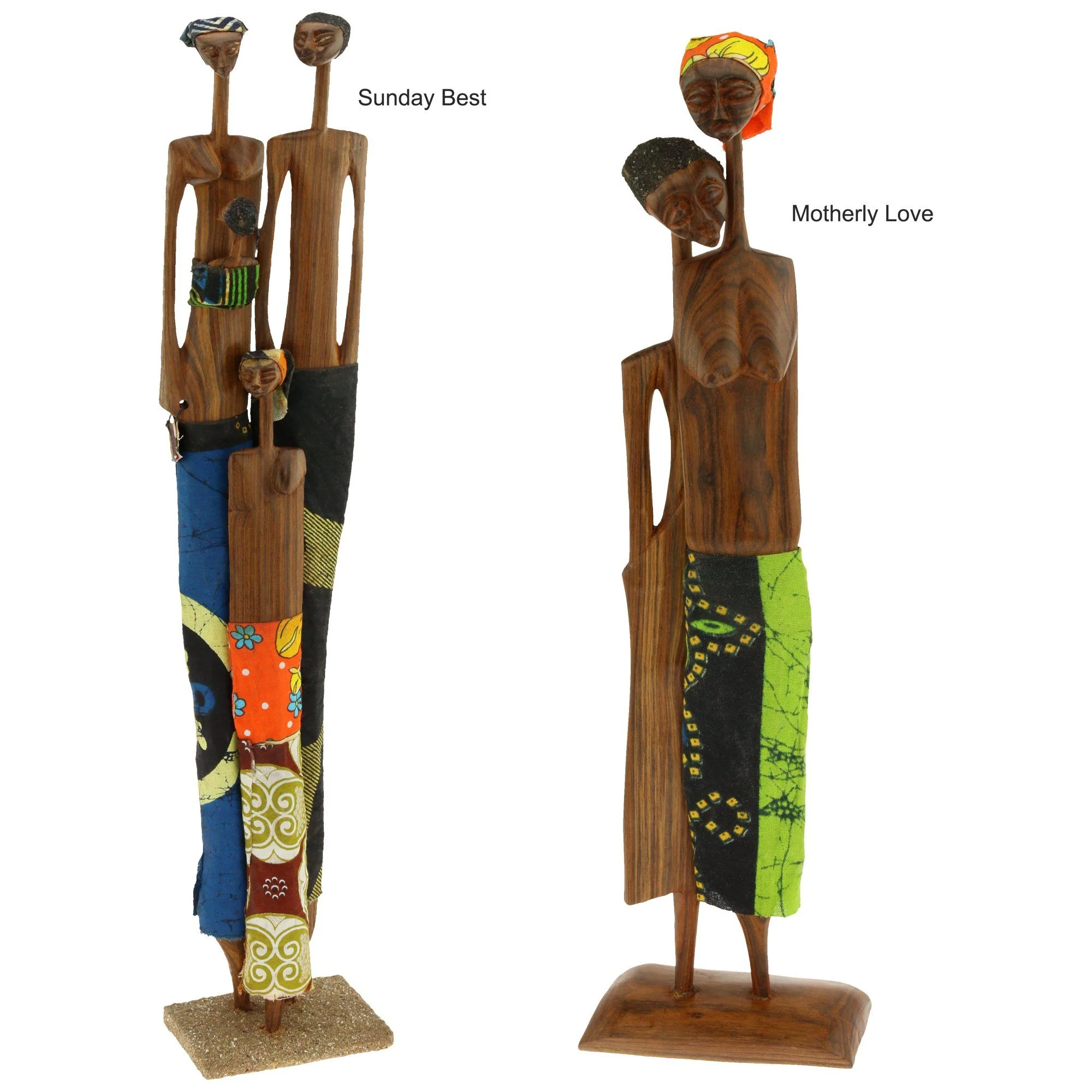 Family Ties Sandalwood Sculpture - Image 4