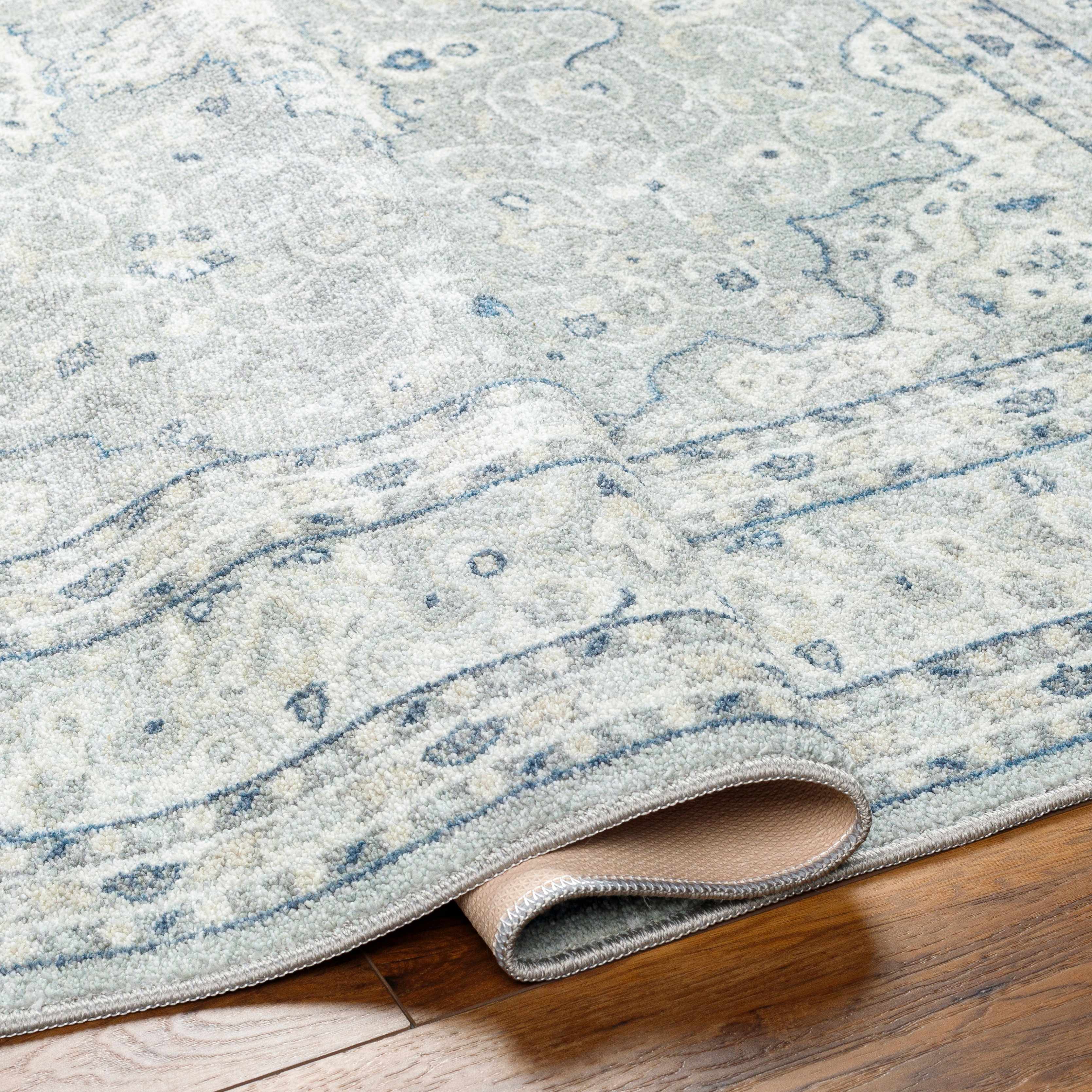 Farai Gray Medallion Area Rug - Image 5