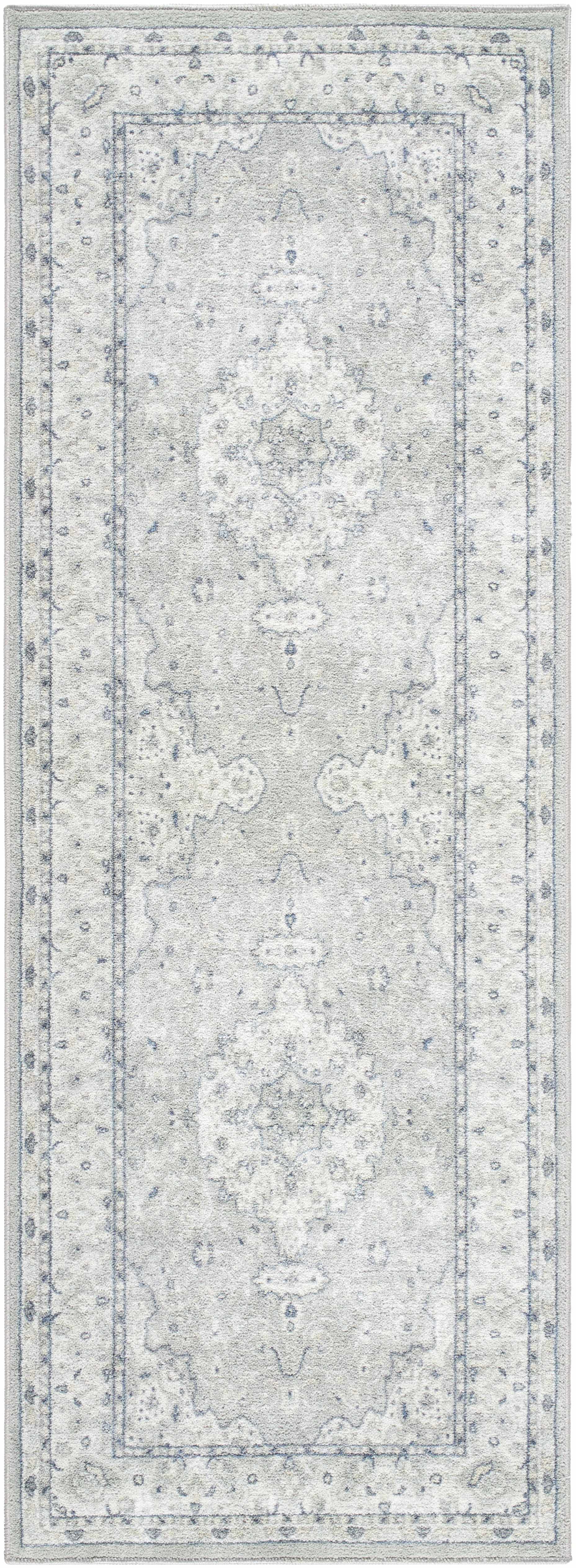 Farai Gray Medallion Area Rug - Image 8