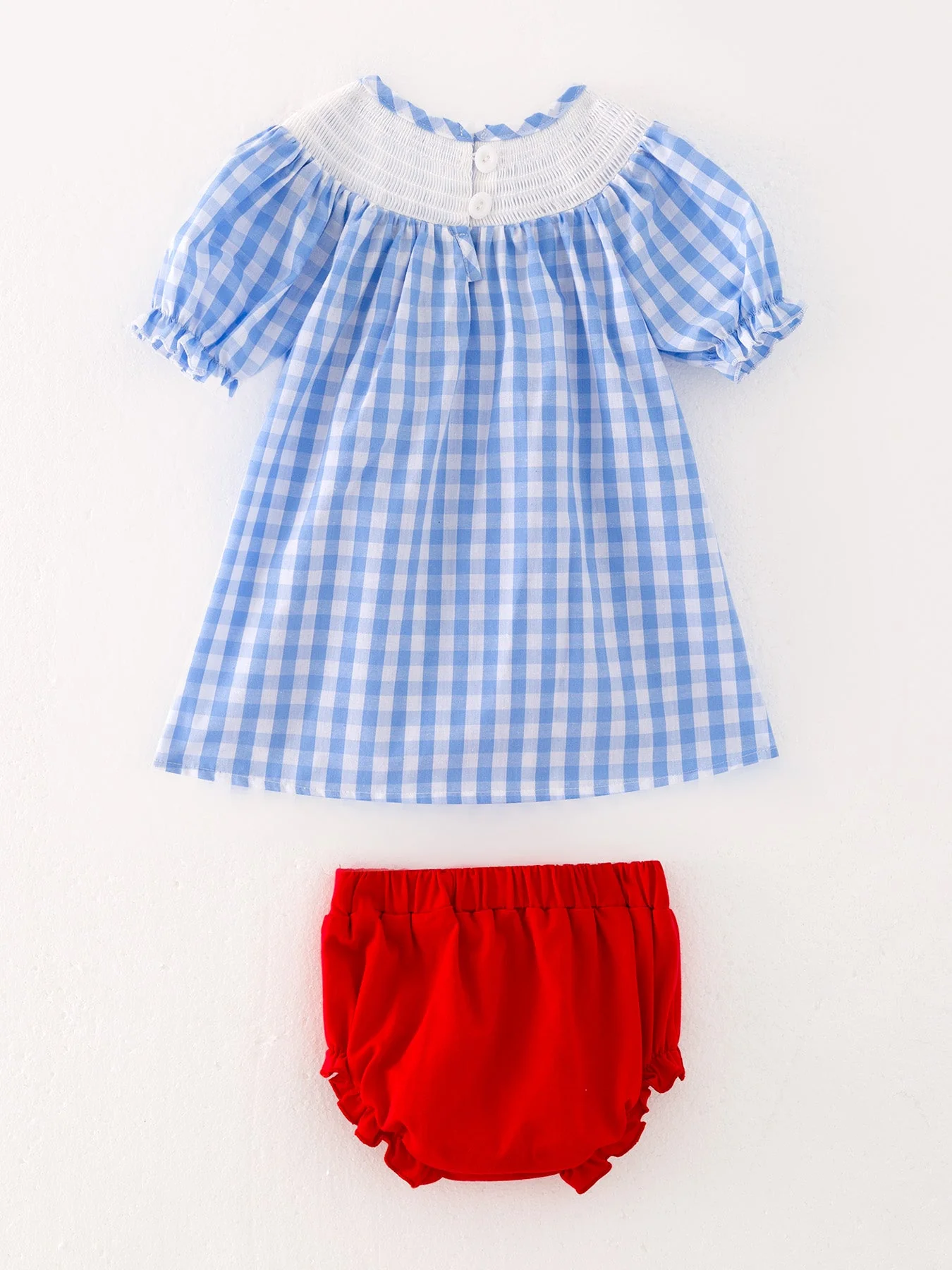 Farm Smocking Embroidered Girls Outfits - Image 5