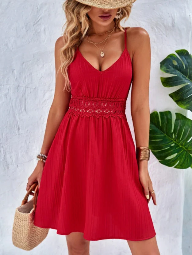 Fashion Casual Lace Camisole Vest – Elegant Women's Summer Dress Top - Image 2