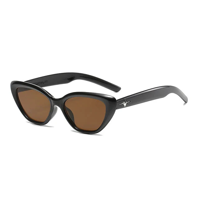 Fashion Cat Eye Sunglasses Women Men Classic Rice Nail Design - Image 10
