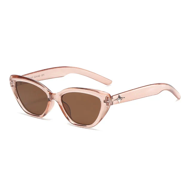 Fashion Cat Eye Sunglasses Women Men Classic Rice Nail Design - Image 11